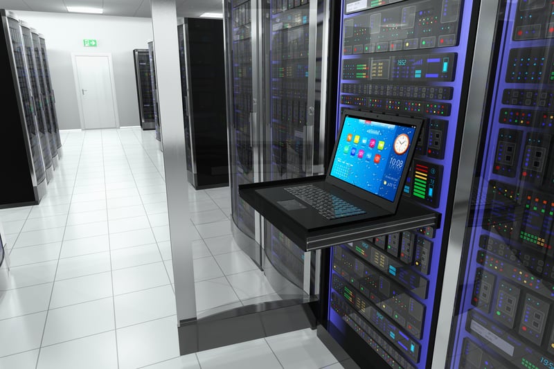 bigstock-Terminal-in-server-room-49812554